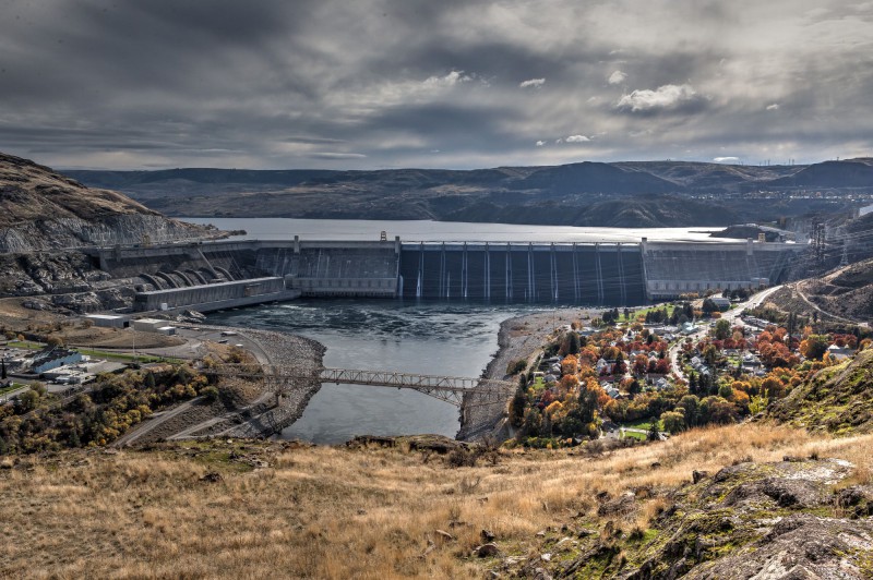 Grand Coulee Dam view from Viewpoint