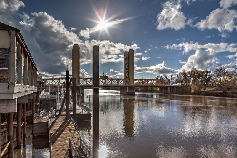 Sacramento Waterfront & Tower Bridge