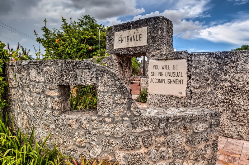 Coral Castle Entrance