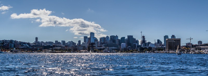 View of Seattle from Lake Union 