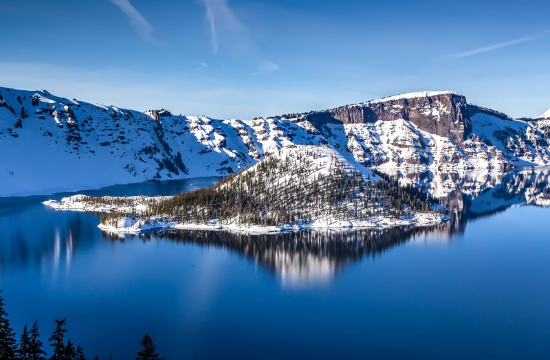 Crater Lake and Wizard Island