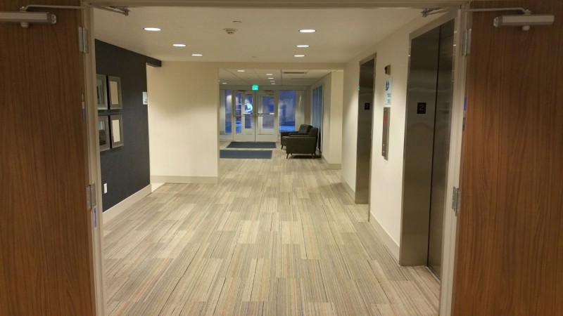 Second Floor with exit to Parking Structure