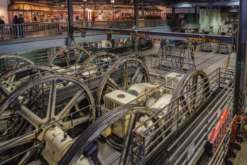 Electric Motors powering the Cable Car Lines