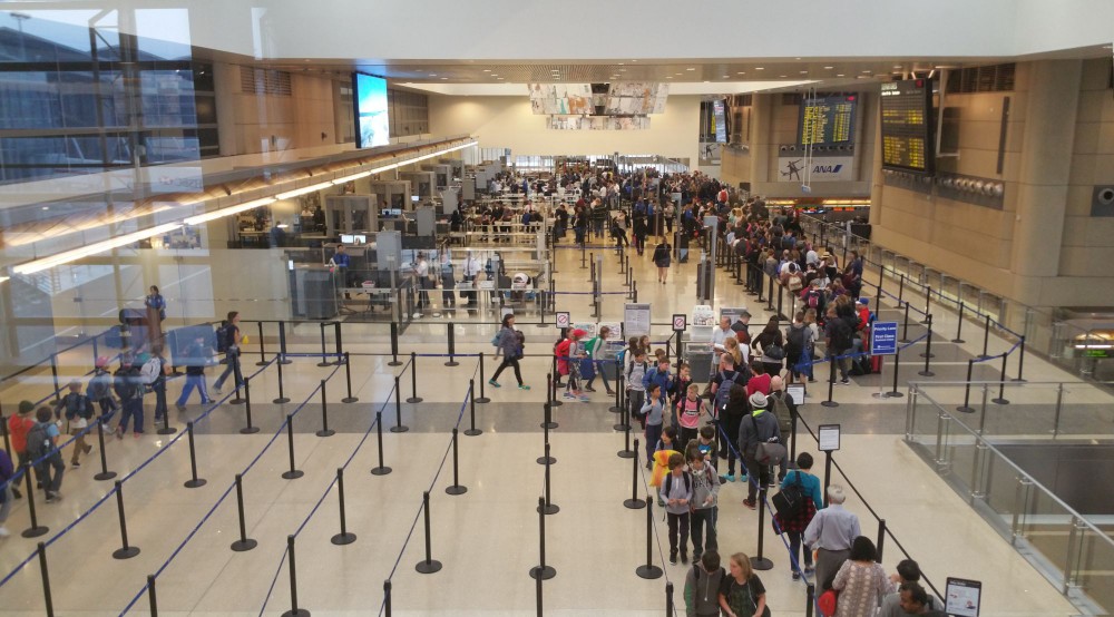 LAX Tom Bradley International Terminal Security Checkpoint