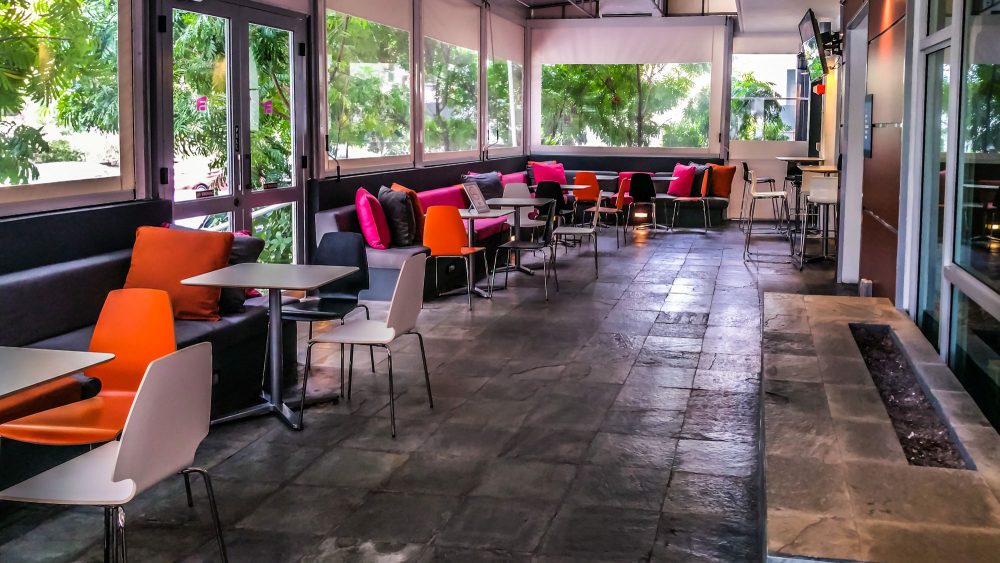 Patio and Breakfast Area