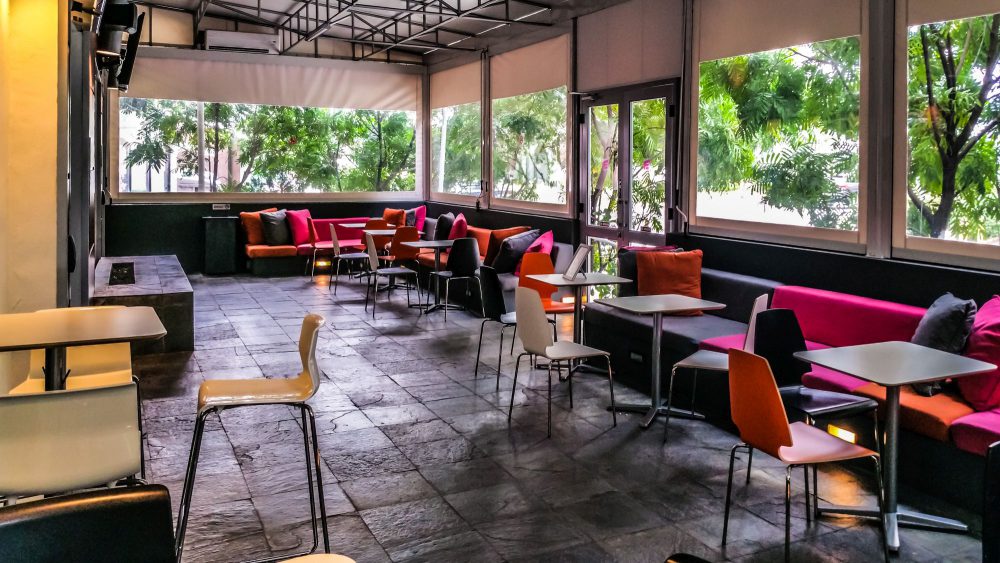 Patio and Breakfast Area