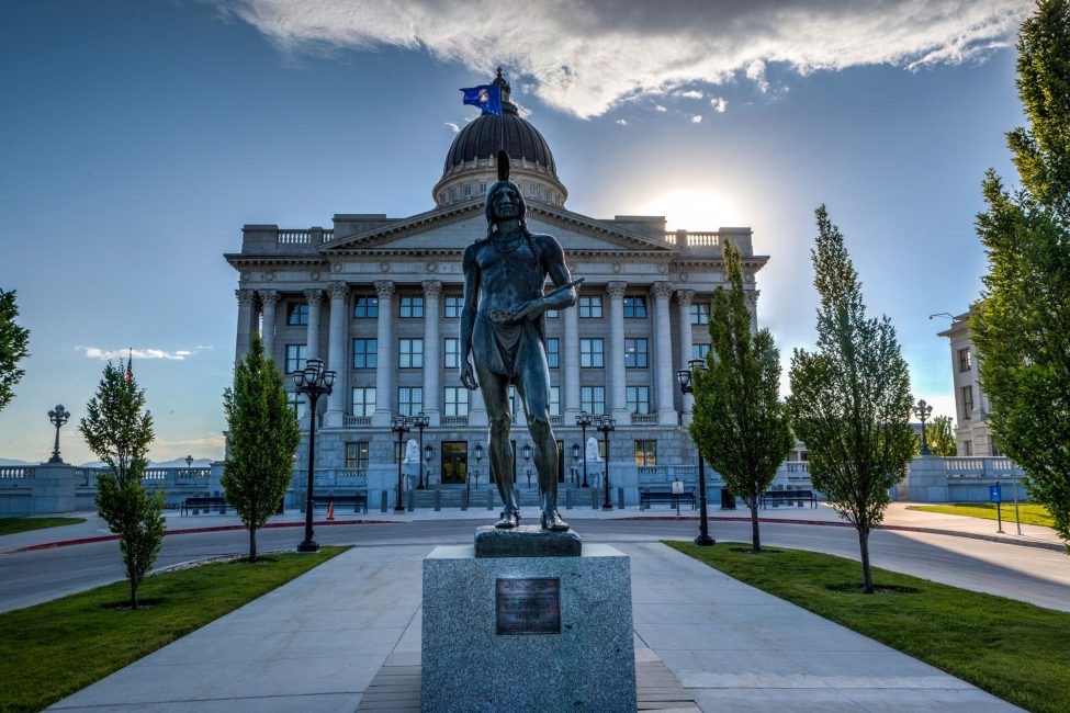 Utah State Capitol East Entrance