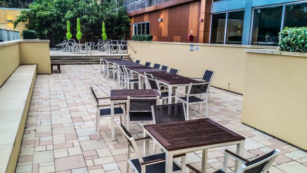 Social Area next to the Pool