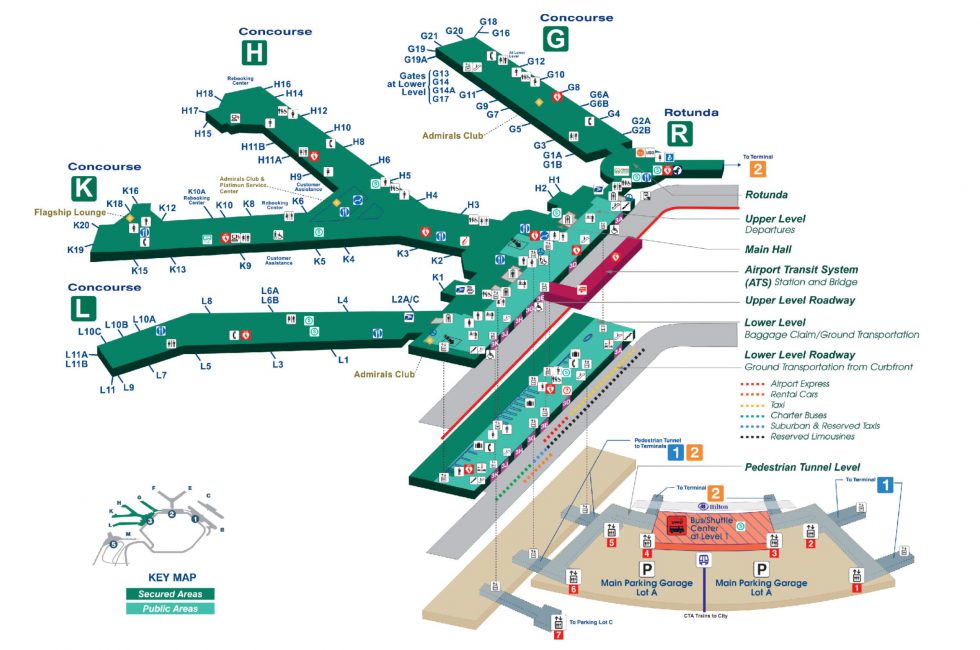 ord terminal 3 map - gate to adventures