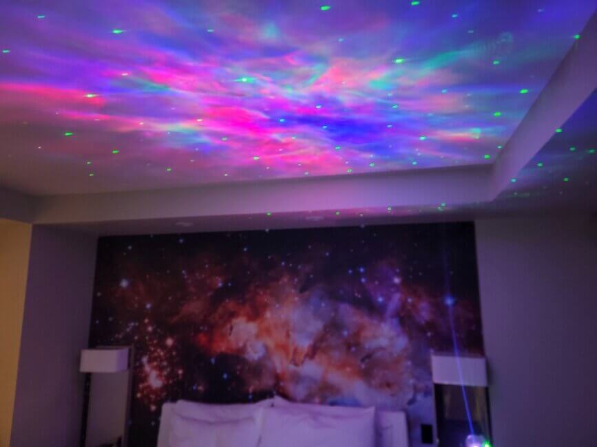 Astronaut Projector in action