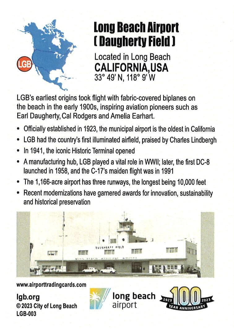 LGB Long Beach Airport Daugherty Field (2023) Gate to Adventures