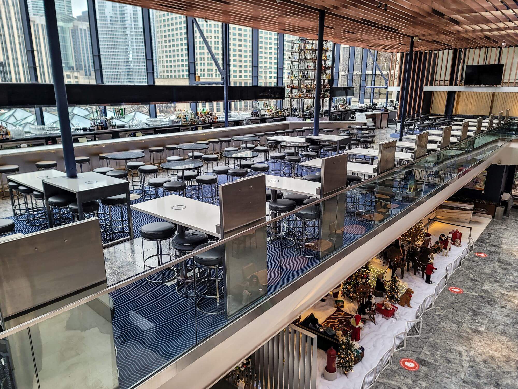 Bar on the Mezzanine Level